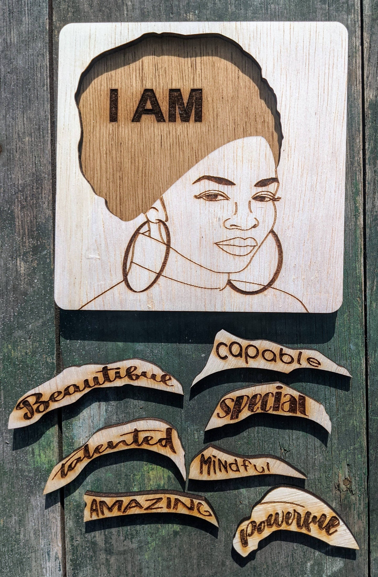 "I AM" Affirmations Puzzle - Powerful Woman