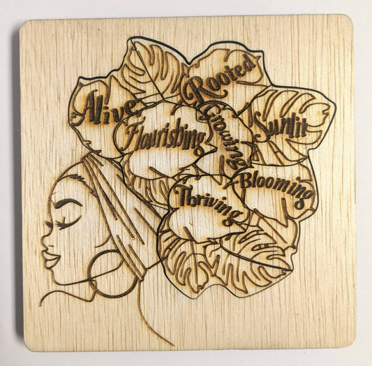 "I AM" Affirmations Puzzle - Growth Woman