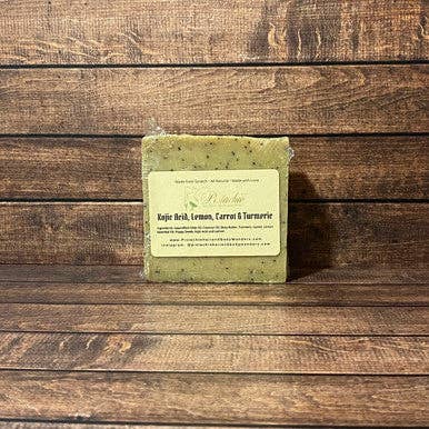 Kojic Acid, Lemon, Carrot and Turmeric Soap Bar